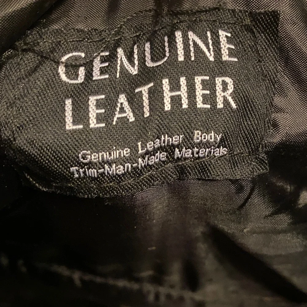 Black Leather Men's Bag